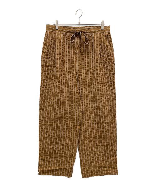 anuke（アンヌーク）anuke (アンヌーク) イージーパンツ ブラウン サイズ:38 未使用品の古着・服飾アイテム