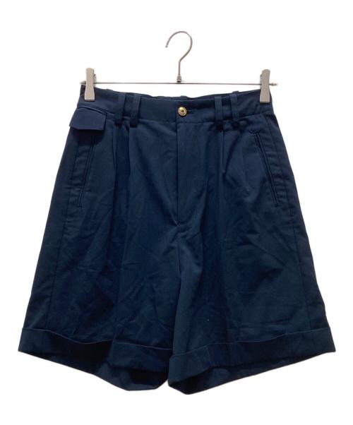 foufou（フーフー ザドレス）foufou (フーフー ザドレス) classic half pants ネイビーの古着・服飾アイテム