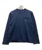 POLO RALPH LAURENポロ・ラルフローレン）の古着「ポケットカットソー」｜ネイビー