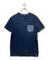 POLO RALPH LAUREN（ポロ・ラルフローレン）の古着「ポケットTシャツ」｜ネイビー