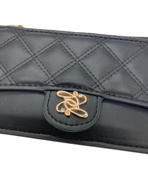 RANDA（ランダ）RANDA (ランダ) キルティングフラップフラグメントケース ブラックの古着・服飾アイテム