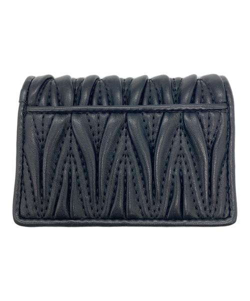 RANDA（ランダ）RANDA (ランダ) キルティングデザインカードケース ブラックの古着・服飾アイテム