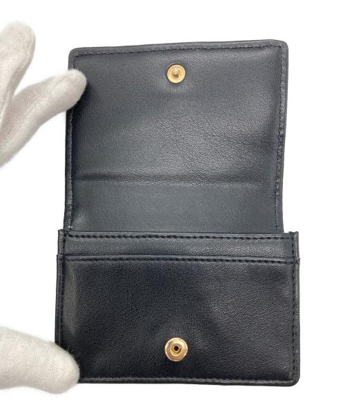 RANDA（ランダ）RANDA (ランダ) キルティングデザインカードケース ブラックの古着・服飾アイテム