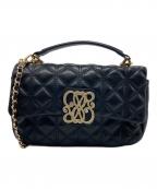 RANDAランダ）の古着「2WAYモノグラムビジューキルティングバッグ」｜ブラック