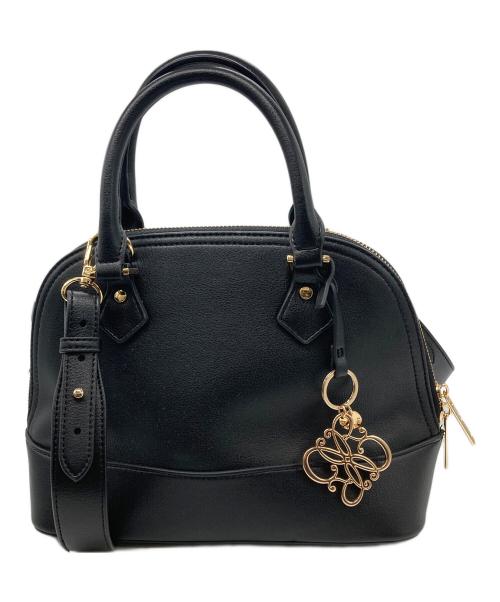 RANDA（ランダ）RANDA (ランダ) ラウンド2WAYショルダーバッグ ブラックの古着・服飾アイテム