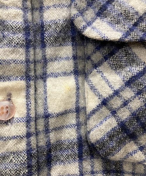 Sears（シアーズ）Sears (シアーズ) KINGS ROAD (キングスロード) 70’s チェックネルシャツ ネイビー サイズ:Lの古着・服飾アイテム