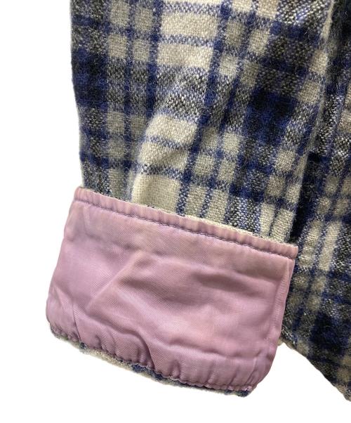 Sears（シアーズ）Sears (シアーズ) KINGS ROAD (キングスロード) 70’s チェックネルシャツ ネイビー サイズ:Lの古着・服飾アイテム