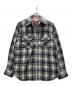 Sears（シアーズ）の古着「70’s チェックネルシャツ」｜ネイビー
