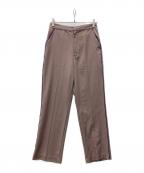 eimee lawエイミーロウ）の古着「サイドラインスラックス」｜ベージュ