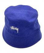 stussyステューシー）の古着「バケットハット」｜ブルー