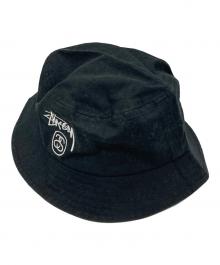 stussy（ステューシー）の古着「ロゴ刺繍ハット」｜ブラック