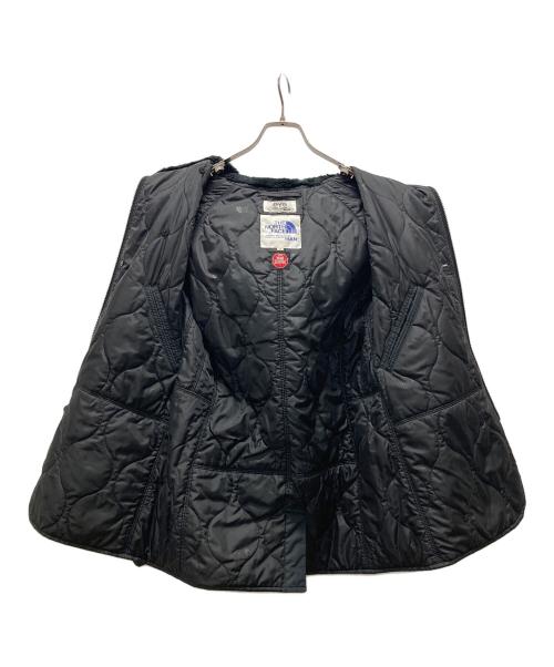 THE NORTH FACE（ザ ノース フェイス）THE NORTH FACE eYe COMME des GARCONS JUNYAWATANABE MAN (アイ コム デ ギャルソン ジュンヤ ワタナベ マン) 06AW ファー付中綿ジャケット ブラック サイズ:SSの古着・服飾アイテム