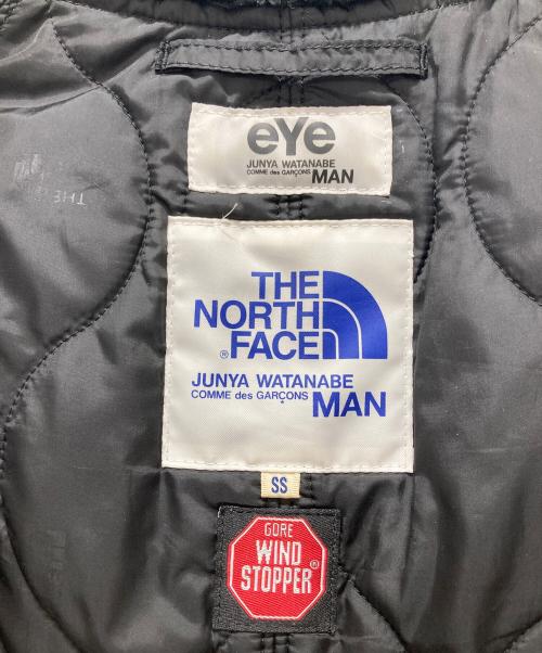 THE NORTH FACE（ザ ノース フェイス）THE NORTH FACE eYe COMME des GARCONS JUNYAWATANABE MAN (アイ コム デ ギャルソン ジュンヤ ワタナベ マン) 06AW ファー付中綿ジャケット ブラック サイズ:SSの古着・服飾アイテム
