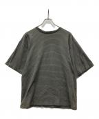 KAPTAIN SUNSHINEキャプテンサンシャイン）の古着「Hard Twisted Border Jersey」｜カーキ