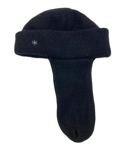 Snow peak（スノーピーク）Snow peak (スノーピーク) Knit Flight Cap ブラックの古着・服飾アイテム