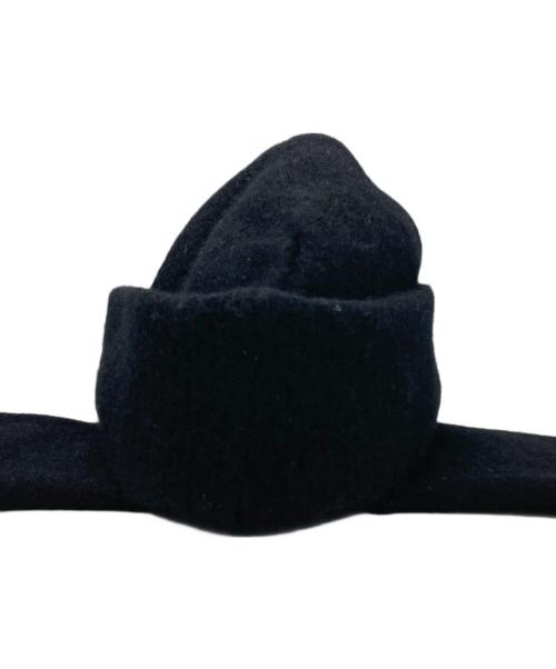 Snow peak（スノーピーク）Snow peak (スノーピーク) Knit Flight Cap ブラックの古着・服飾アイテム