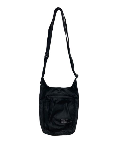 PORTER（ポーター）PORTER (ポーター) コンパートショルダーバッグ ブラックの古着・服飾アイテム