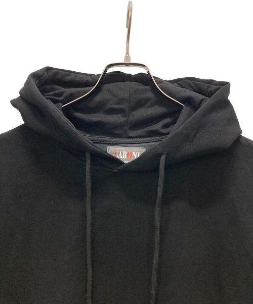 uaboni（ユアボニ）uaboni (ユアボニ) バックプリントパーカー ブラック サイズ:52の古着・服飾アイテム