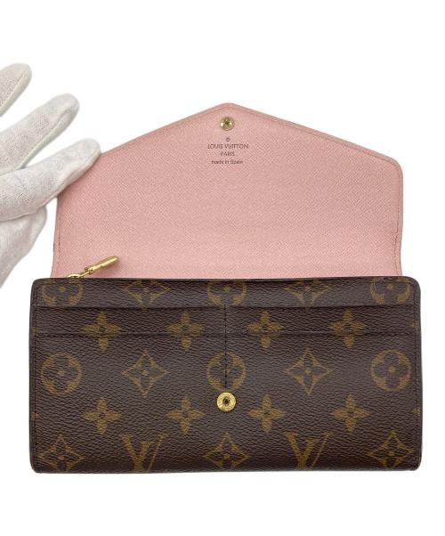 LOUIS VUITTON（ルイ ヴィトン）LOUIS VUITTON (ルイ ヴィトン) ポルフォトイユ・サラ ブラウンの古着・服飾アイテム