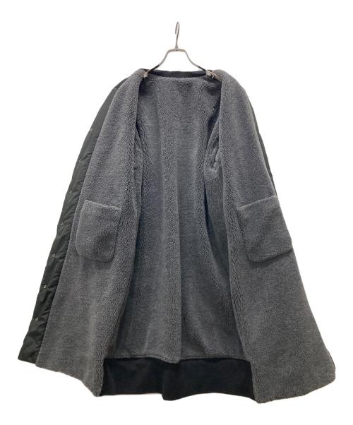 Re.Verofonna（ヴェロフォンナ）Re.Verofonna (ヴェロフォンナ) リバーシブルキルティングボアコート ブラック サイズ:38の古着・服飾アイテム