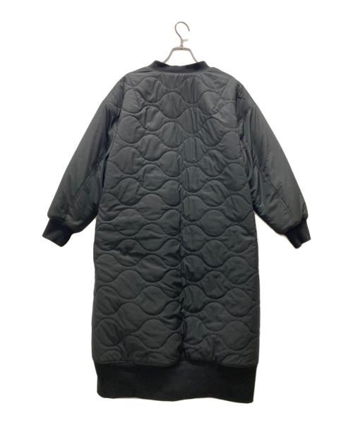 Re.Verofonna（ヴェロフォンナ）Re.Verofonna (ヴェロフォンナ) リバーシブルキルティングボアコート ブラック サイズ:38の古着・服飾アイテム