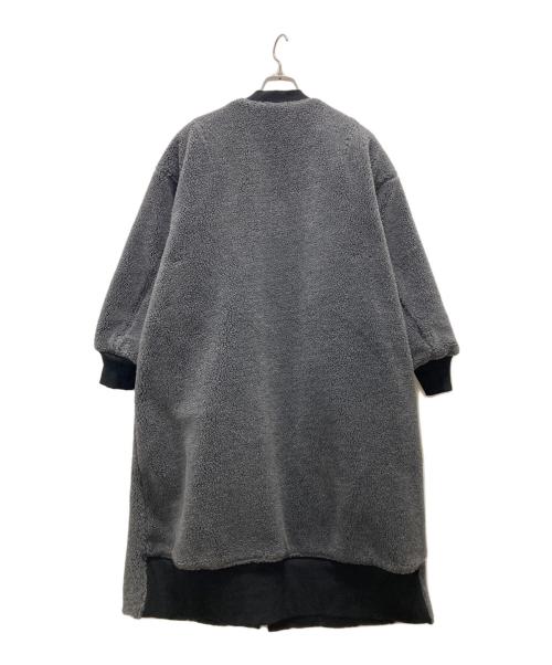 Re.Verofonna（ヴェロフォンナ）Re.Verofonna (ヴェロフォンナ) リバーシブルキルティングボアコート ブラック サイズ:38の古着・服飾アイテム