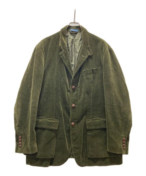 POLO RALPH LAUREN（ポロ・ラルフローレン）POLO RALPH LAUREN (ポロ・ラルフローレン) コーデュロイテーラードジャケット グリーン サイズ:XLの古着・服飾アイテム