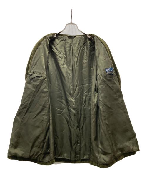 POLO RALPH LAUREN（ポロ・ラルフローレン）POLO RALPH LAUREN (ポロ・ラルフローレン) コーデュロイテーラードジャケット グリーン サイズ:XLの古着・服飾アイテム