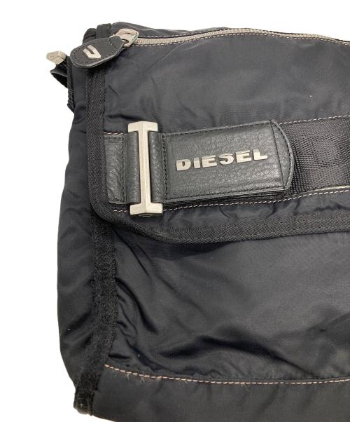 DIESEL（ディーゼル）DIESEL (ディーゼル) メッセンジャーバッグ ブラックの古着・服飾アイテム