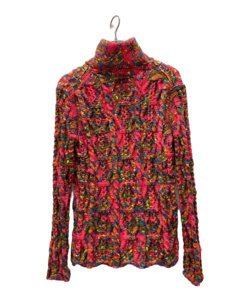 COMME des GARCONS HOMME PLUS（コムデギャルソンオムプリュス）COMME des GARCONS HOMME PLUS (コムデギャルソンオムプリュス) サイケ期 01AW ミックスニット マルチカラー サイズ:表記無しの古着・服飾アイテム