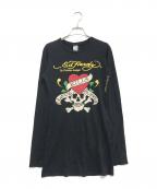 Ed Hardyエド ハーディー）の古着「カットソーワンピース」｜ブラック