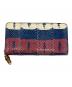 GUCCI (グッチ) ニムフェア パイソン ラウンドファスナーウォレット ネイビー：12000円