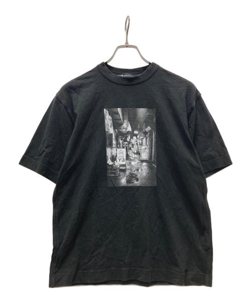 Y-3（ワイスリー）Y-3 (ワイスリー) ALLEWAY GRAPHIC/プリントTシャツ ブラック サイズ:XSの古着・服飾アイテム