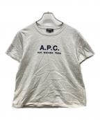 A.P.C.アーペーセー）の古着「ロゴTシャツ」｜グレー