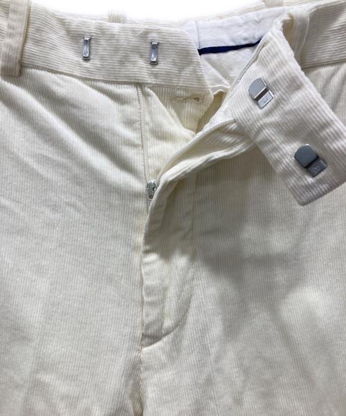 POLO RALPH LAUREN（ポロ・ラルフローレン）POLO RALPH LAUREN (ポロ・ラルフローレン) イタリア製モールスキンスラックス ホワイト サイズ:30の古着・服飾アイテム