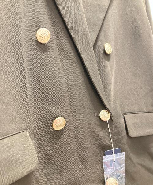 Gready Brilliant（グレディ ブリリアン）Gready Brilliant (グレディ ブリリアン) 金釦ダブルジャケット ブラウン サイズ:38 未使用品の古着・服飾アイテム