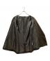 中古・古着 Gready Brilliant (グレディ ブリリアン) 金釦ダブルジャケット ブラウン サイズ:38 未使用品：8000円