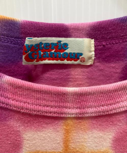 Hysteric Glamour（ヒステリックグラマー）Hysteric Glamour (ヒステリックグラマー) タイダイガールプリントカットソー ピンク サイズ:FREEの古着・服飾アイテム