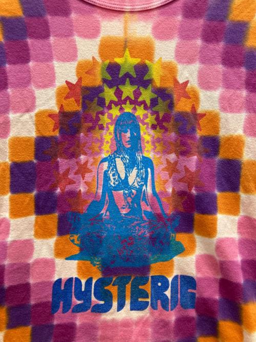 Hysteric Glamour（ヒステリックグラマー）Hysteric Glamour (ヒステリックグラマー) タイダイガールプリントカットソー ピンク サイズ:FREEの古着・服飾アイテム