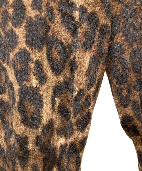 Hysteric Glamour（ヒステリックグラマー）Hysteric Glamour (ヒステリックグラマー) スタッズレオパードカーディガン ブラウン サイズ:FREEの古着・服飾アイテム