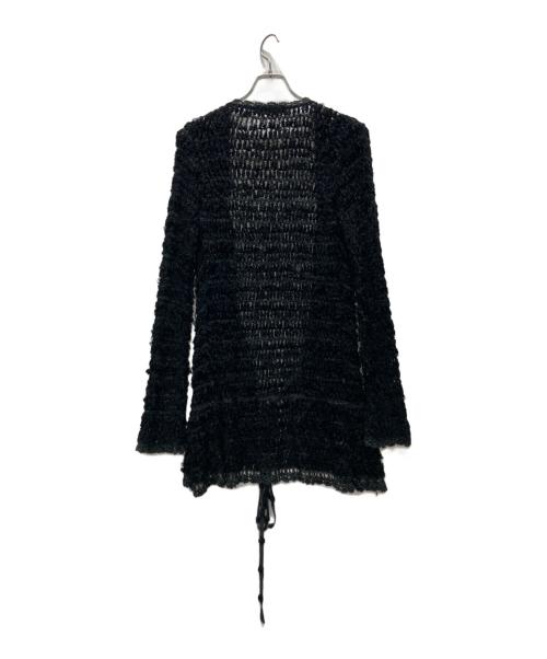Hysteric Glamour（ヒステリックグラマー）Hysteric Glamour (ヒステリックグラマー) ニットロングカーディガン ブラック サイズ:FREEの古着・服飾アイテム