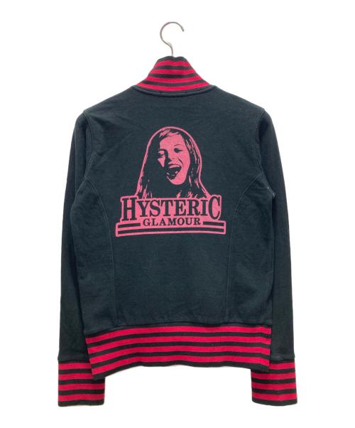 Hysteric Glamour（ヒステリックグラマー）Hysteric Glamour (ヒステリックグラマー) ヒスガールプリントトラックジャケット ブラック サイズ:FREEの古着・服飾アイテム