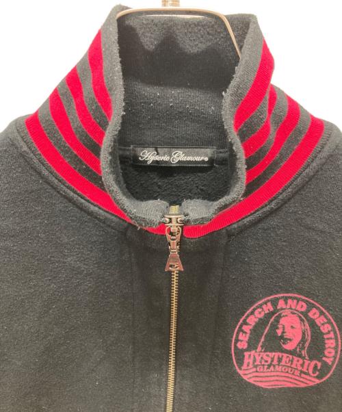 Hysteric Glamour（ヒステリックグラマー）Hysteric Glamour (ヒステリックグラマー) ヒスガールプリントトラックジャケット ブラック サイズ:FREEの古着・服飾アイテム