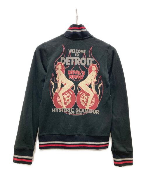 Hysteric Glamour（ヒステリックグラマー）Hysteric Glamour (ヒステリックグラマー) デビルヒスガール トラックジャケット ブラック サイズ:FREEの古着・服飾アイテム