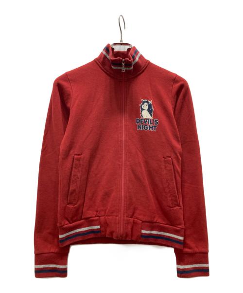 Hysteric Glamour（ヒステリックグラマー）Hysteric Glamour (ヒステリックグラマー) デビルヒスガール トラックジャケット レッド サイズ:FREEの古着・服飾アイテム