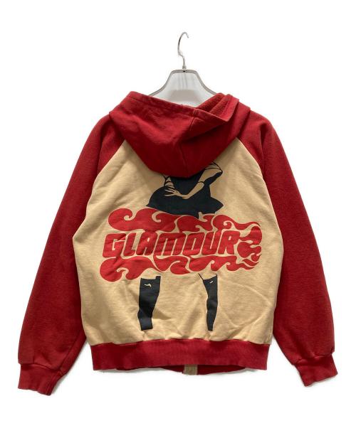 Hysteric Glamour（ヒステリックグラマー）Hysteric Glamour (ヒステリックグラマー) VIXENGIRL ヴィクセンガールパーカー レッド サイズ:FREEの古着・服飾アイテム