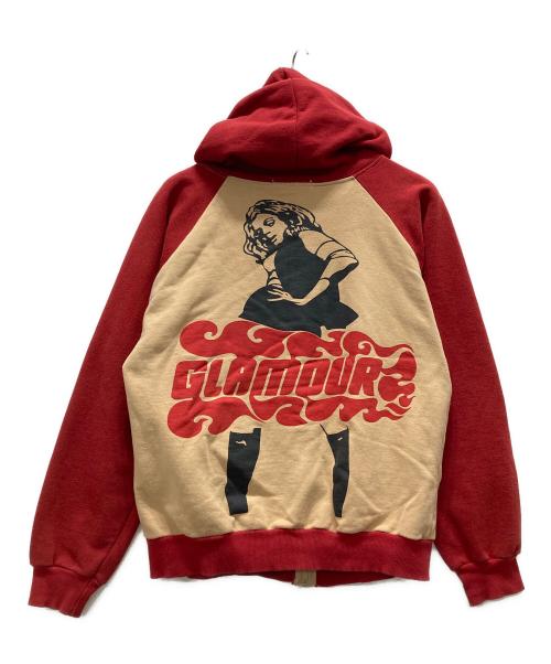 Hysteric Glamour（ヒステリックグラマー）Hysteric Glamour (ヒステリックグラマー) VIXENGIRL ヴィクセンガールパーカー レッド サイズ:FREEの古着・服飾アイテム