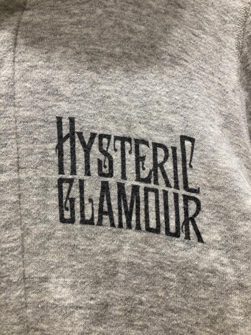 Hysteric Glamour（ヒステリックグラマー）Hysteric Glamour (ヒステリックグラマー) ガールバックプリントパーカー グレー サイズ:FREEの古着・服飾アイテム
