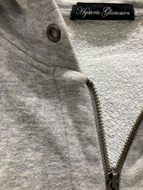 Hysteric Glamour（ヒステリックグラマー）Hysteric Glamour (ヒステリックグラマー) ガールバックプリントパーカー グレー サイズ:FREEの古着・服飾アイテム