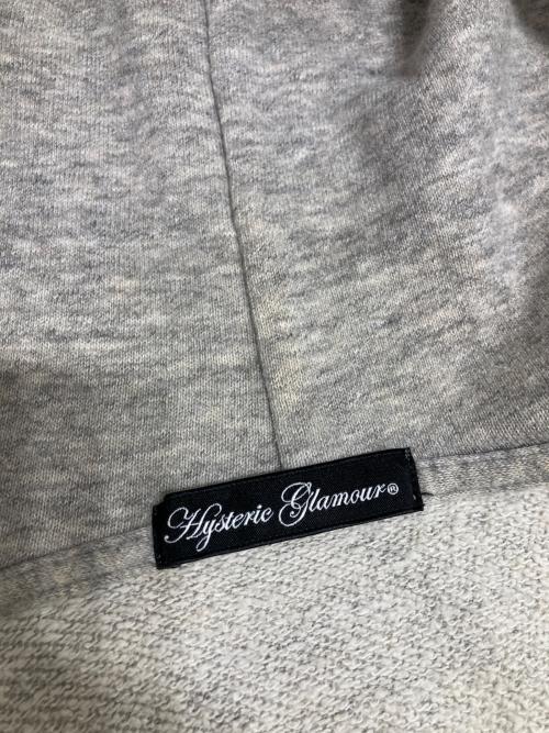 Hysteric Glamour（ヒステリックグラマー）Hysteric Glamour (ヒステリックグラマー) ガールバックプリントパーカー グレー サイズ:FREEの古着・服飾アイテム